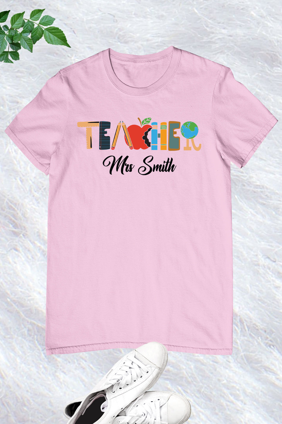 Teacher Shirt With Stationary Element