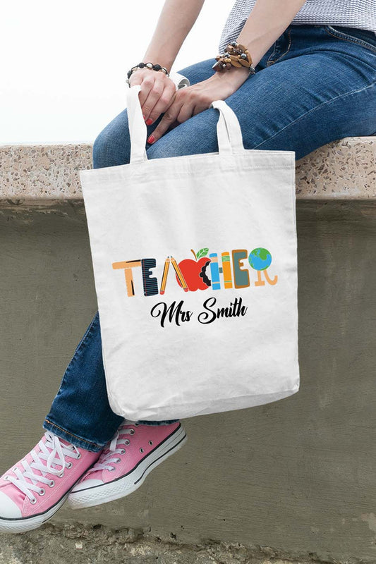 Personalized Teacher Tote Bag Gifts