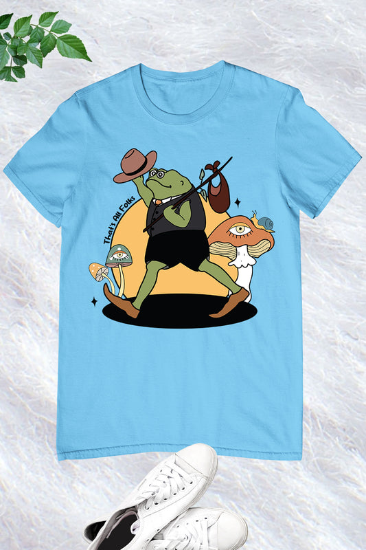 That's All Folks Retro Frog Shirt