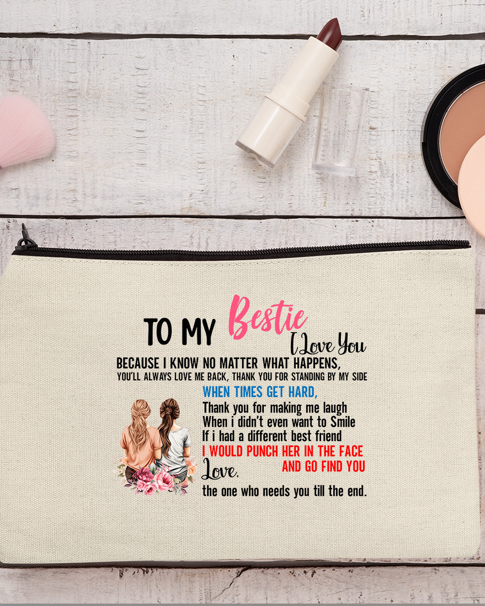 Bestie makeup Bag Gifts