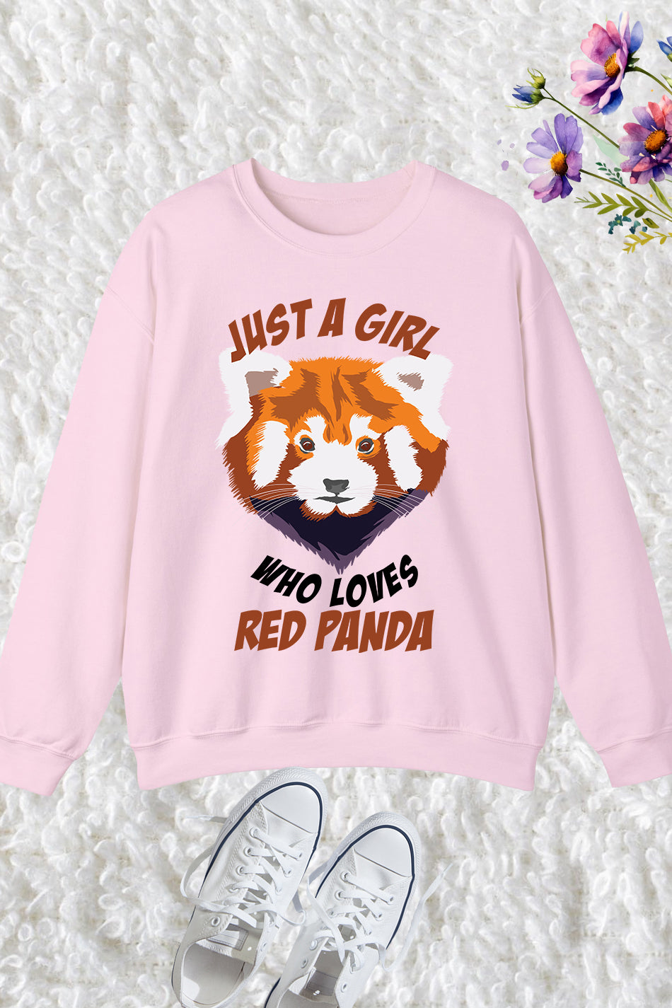Just a Girl Who Loves Red Panda Sweatshirt
