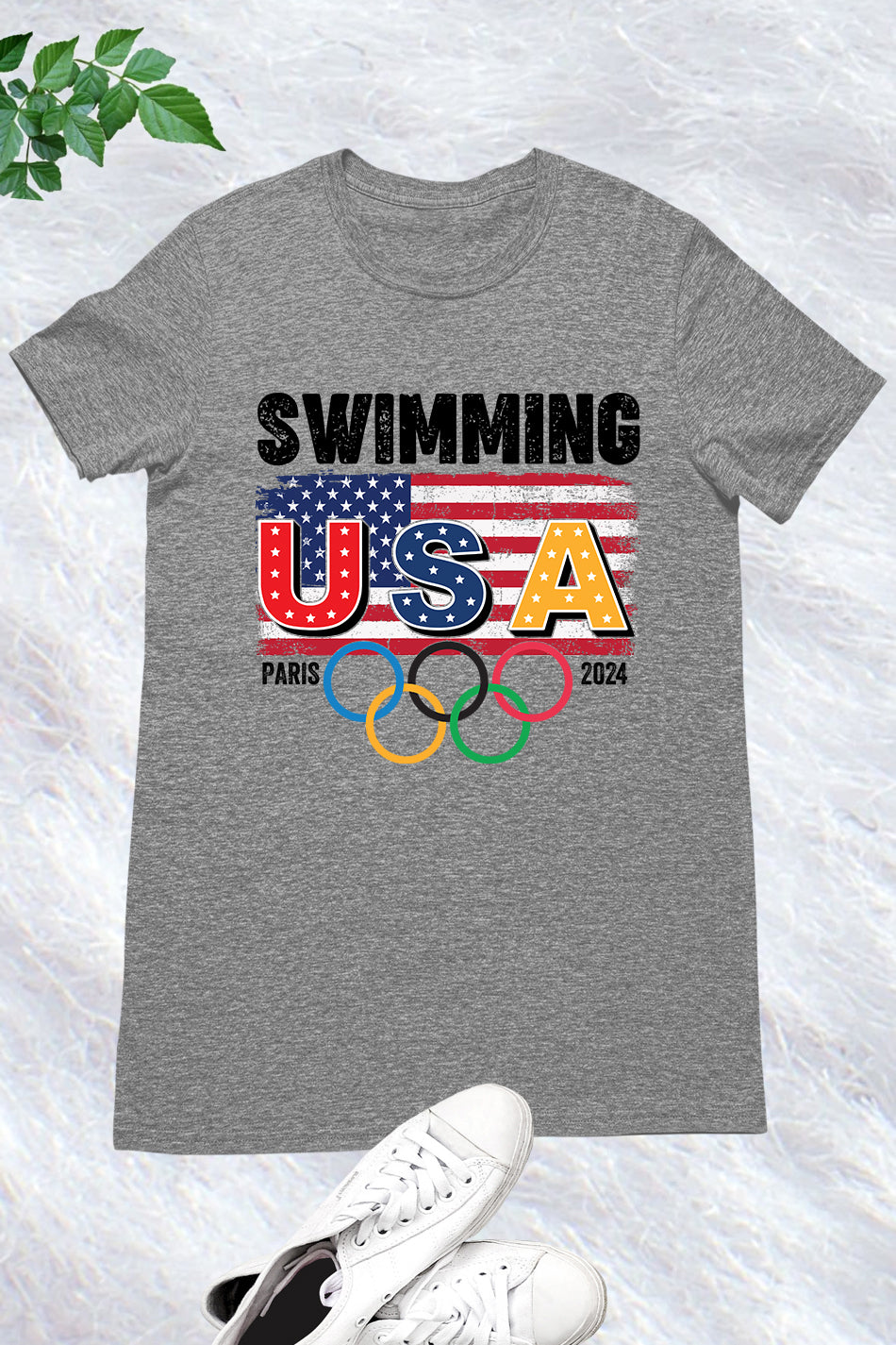 USA Swimming Supporter Olympics Paris 2024 T Shirt