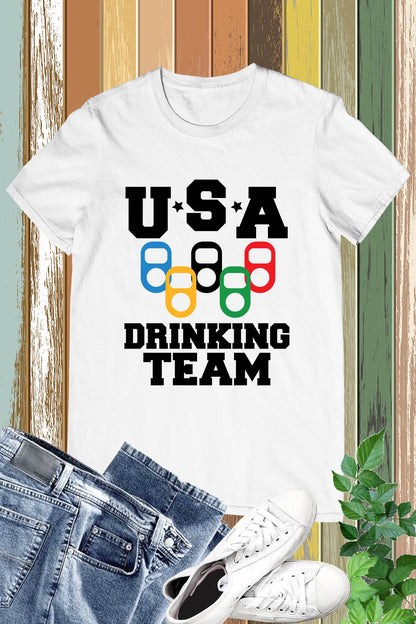United States Drinking Team Funny T Shirt