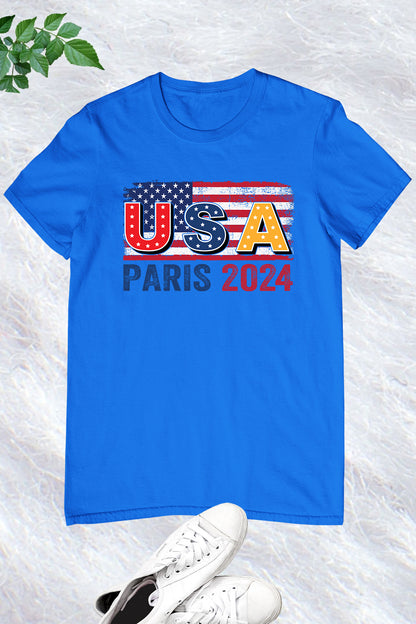 USA Paris Olympics 2024 T Shirt
