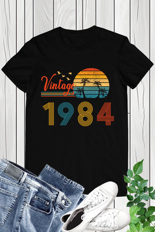 Vintage 1984 Birthday T Shirt 40th Birthday Gifts