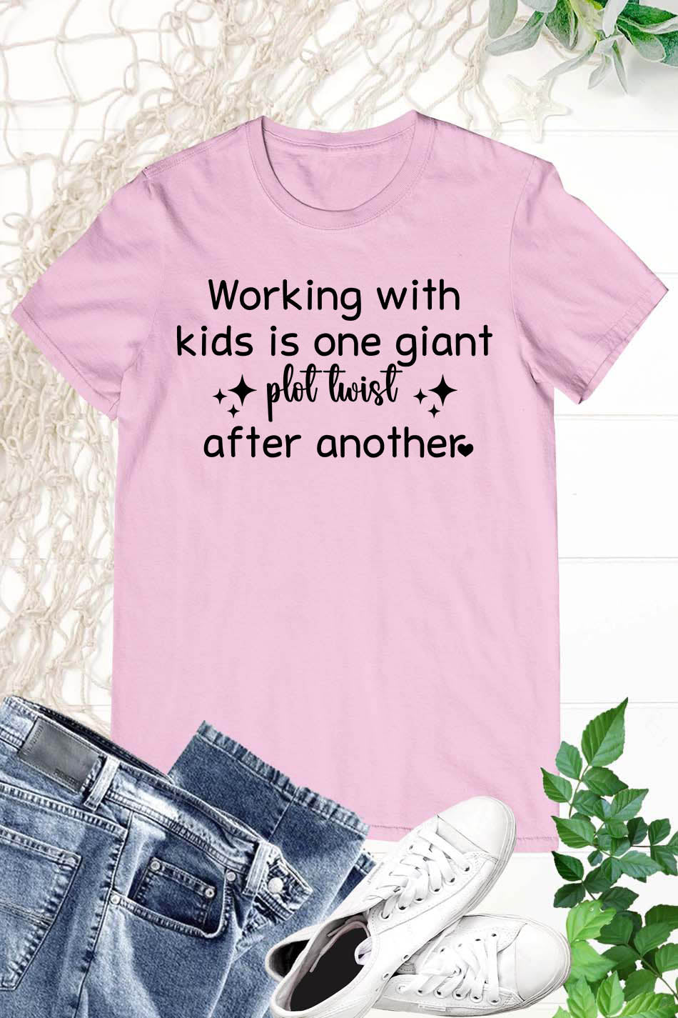 Working with kids is one giant plot twist after another Nanny Shirt