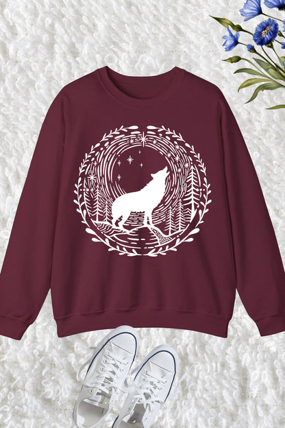 Wolf Moon Mountain Sweatshirt