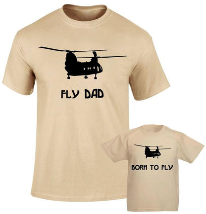 Fly dad Born to Fly High Flyers Family Matching T shirt