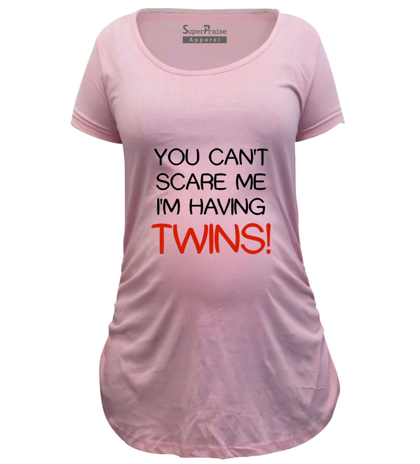 Twin Babies Maternity Pregnancy T Shirts