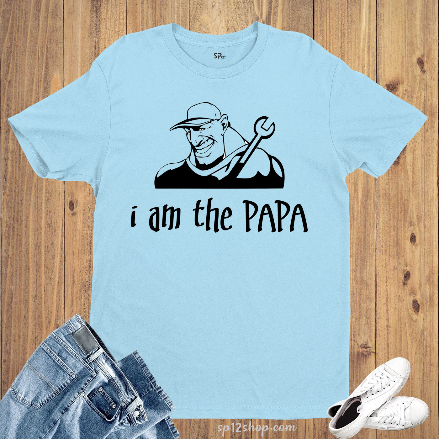 Family T Shirt I am the papa Mechanic Engineer Plumber