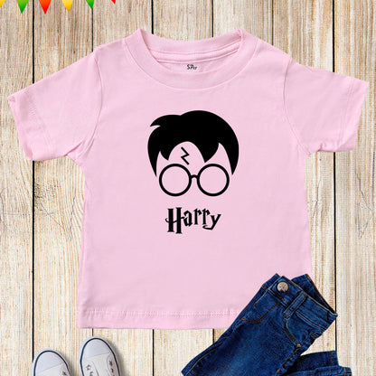 Kids Personalised World Book Day Harry Potters T Shirt