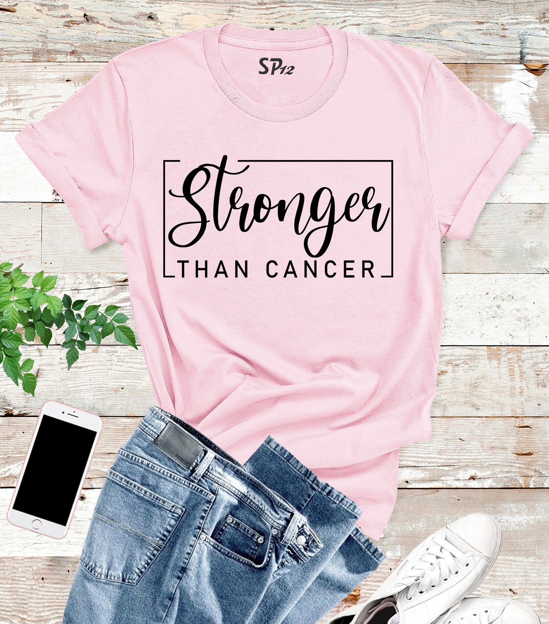 Stronger Than Cancer Awareness T Shirt
