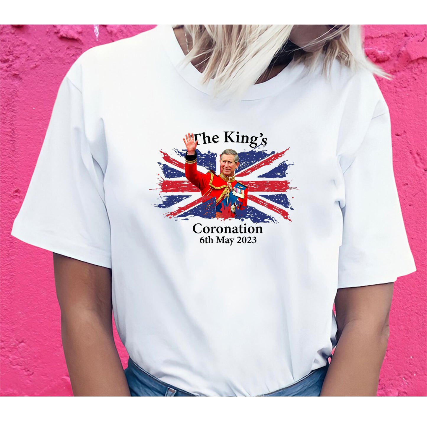 King Charles III Coronation Day Union Flag 6th May 2023 United Kingdom T-shirt