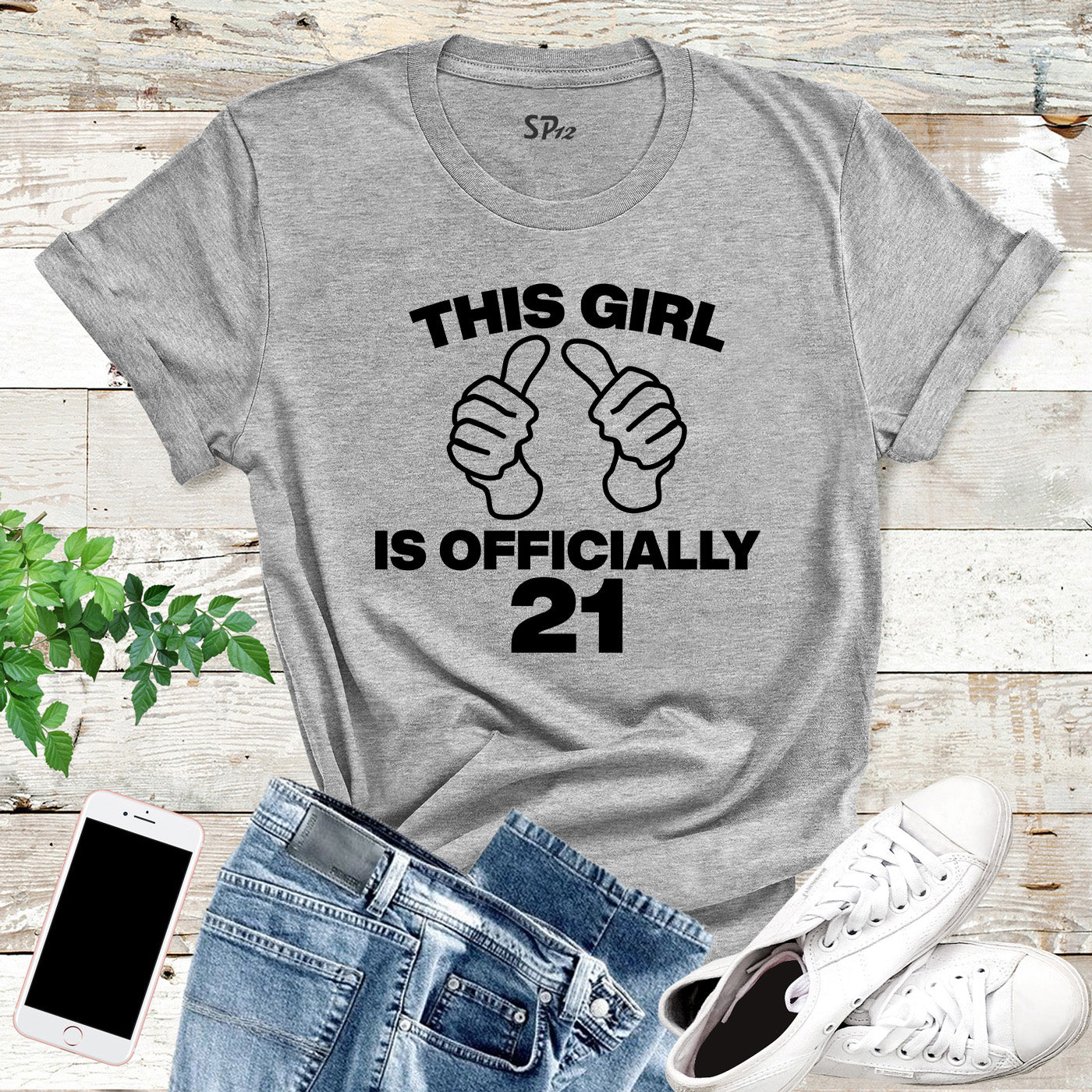 This Girl Is Officially 21 Birthday Shirt