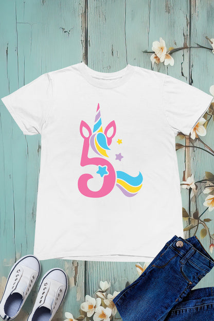 5th Birthday Girl T Shirt