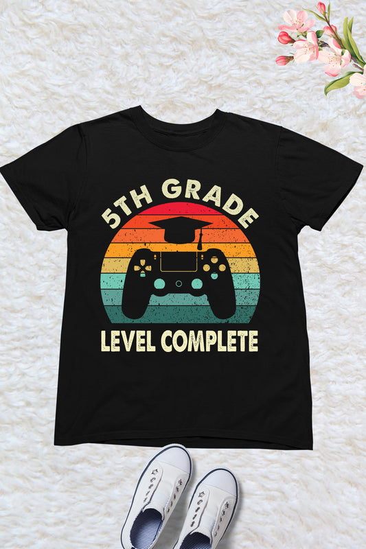 5th Grade Level Complete Funny Kids Shirt