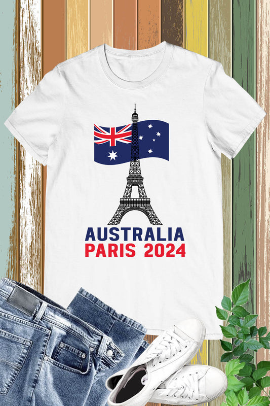 Australia Olympics Supporter Paris 2024 T Shirt