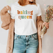 Baking Queen Christmas Funny Cookie Baker Baking Lover T Shirts Gifts