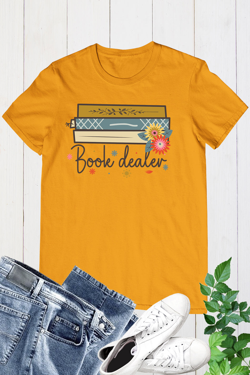 Book Dealer Reading T Shirt