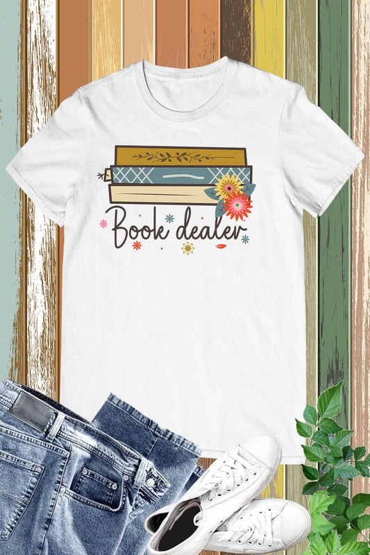 Book Dealer Reading T Shirt