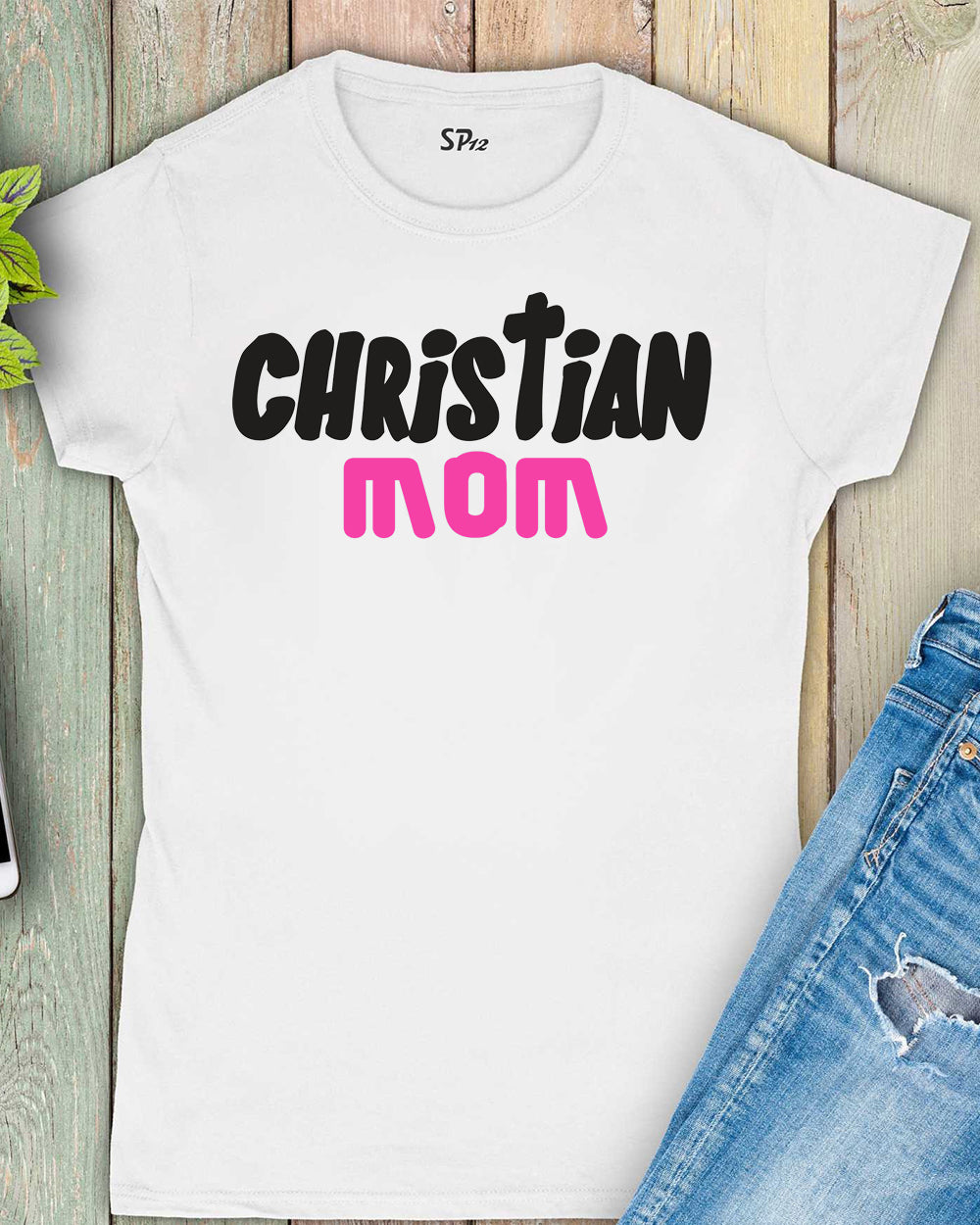 Women Mom T Shirt Family Gospel Christian Mom