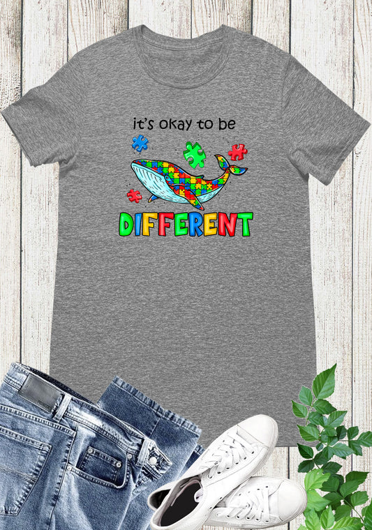 It's ok to be Different Autism T Shirt