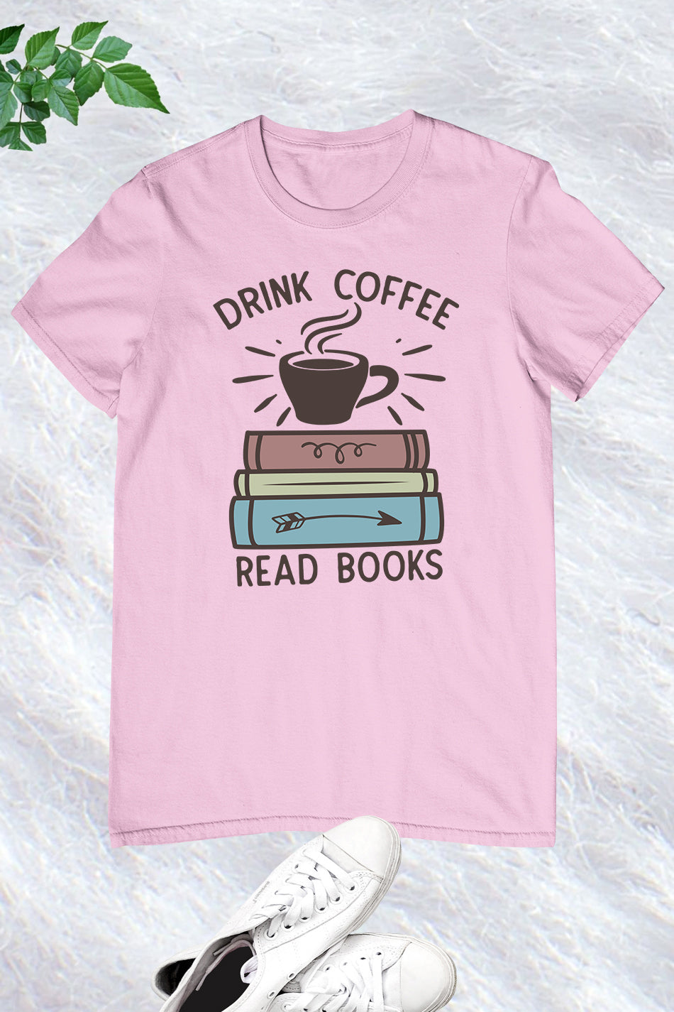 Savor the moment with our 'Drink Coffee, Read Books' shirt. Perfect for those cozy reading sessions with your favorite brew. Crafted with comfort and quality in mind. #CoffeeLovers #Bookworms #ReadingTime