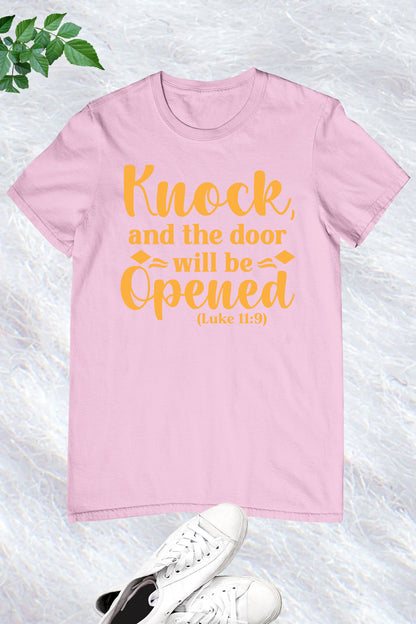 knocked and Door Will Be Open Luke Christian T Shirts