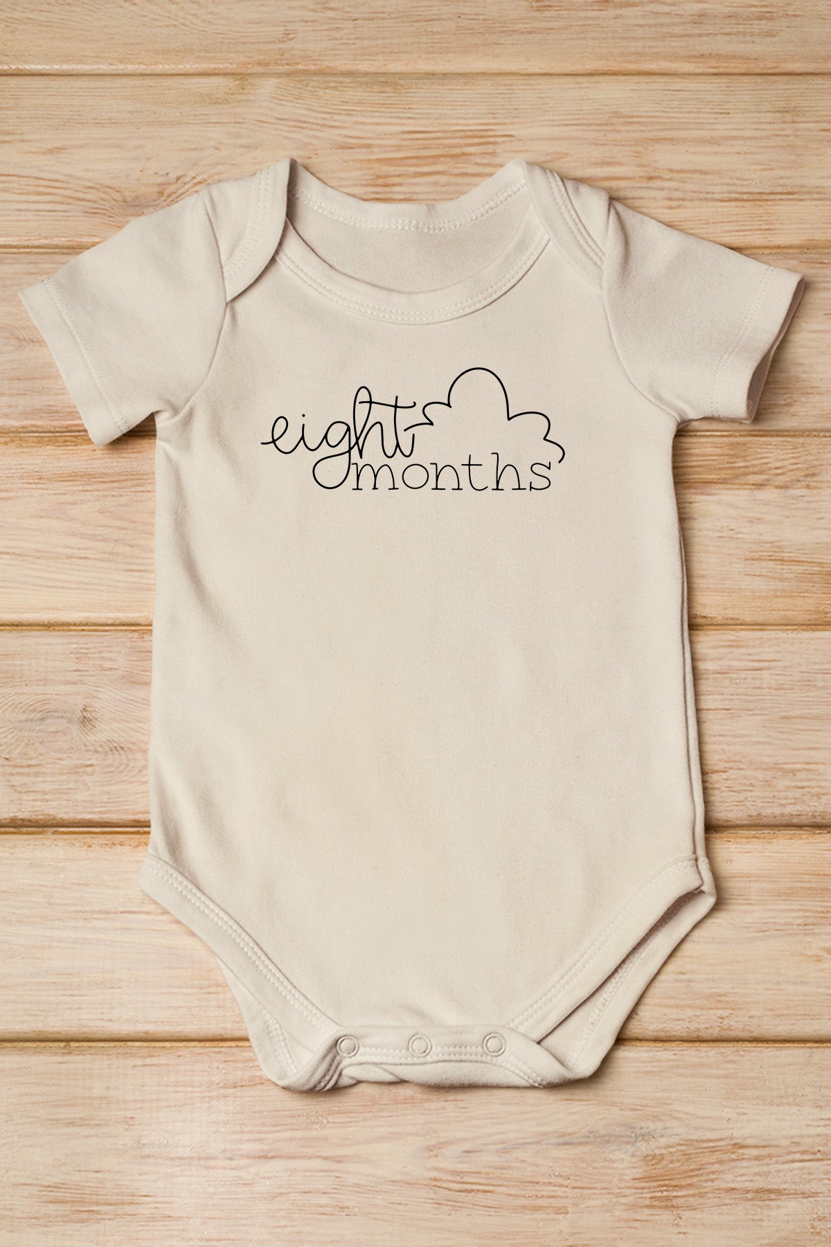 Eight Months Baby Bodysuit