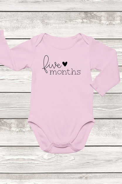 Five Months Baby Bodysuit