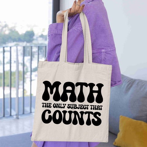 Math The Only Subject That Counts Funny Math Teacher Math Lover Shirt