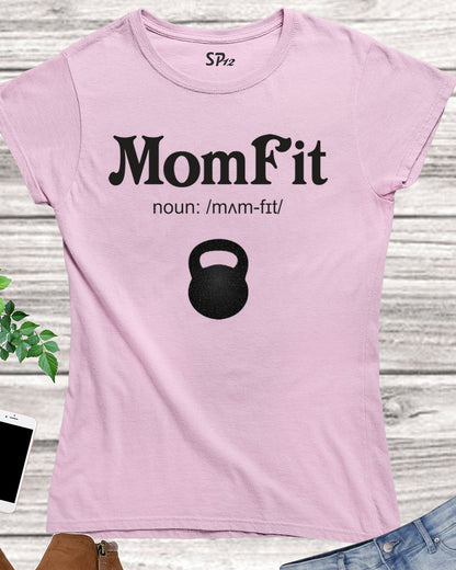 Fit Mom Crossfit Fitness Women T Shirt