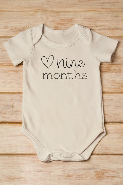 Nine Months Baby Bodysuit