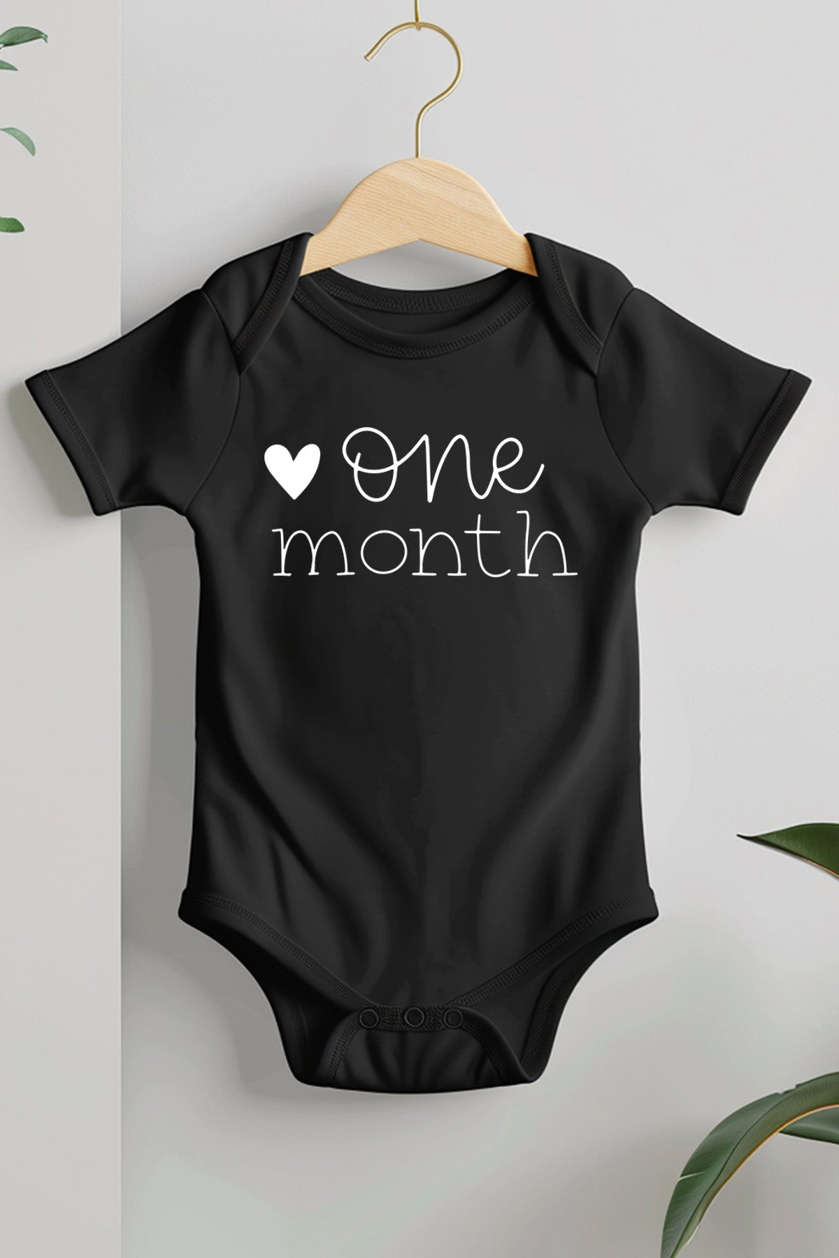 One Months Baby Bodysuit