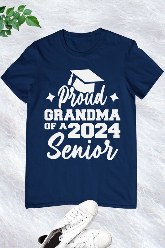 Proud Grandma of a 2024 Senior Funny Graduation T-Shirt