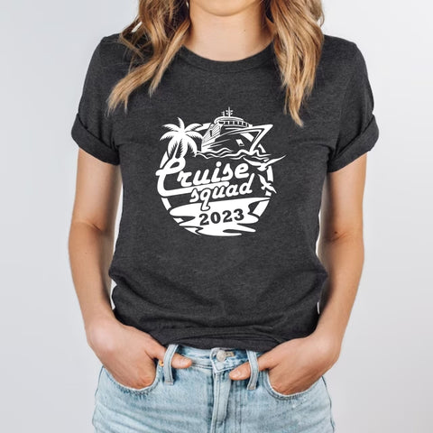 Cruise Squad 2023 Summer Family Vacation Custom Cruise Gifts T-Shirt