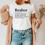 Realtor Funny Real Estate Realtor Definition Inspirational Shirt Gift