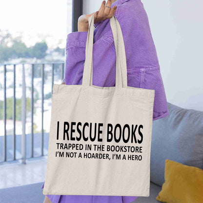I Rescue Books Funny Bookworm Book Lovers Bookish Teacher Shirts Gift