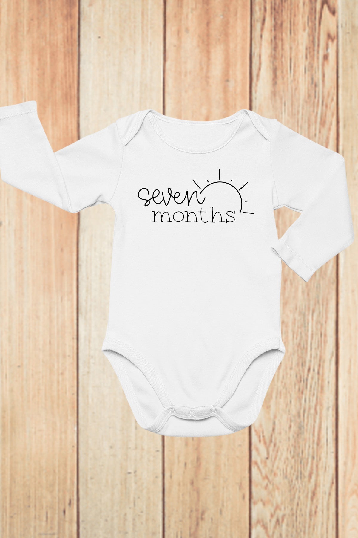 Seven Months Sunshine Baby Bodysuit