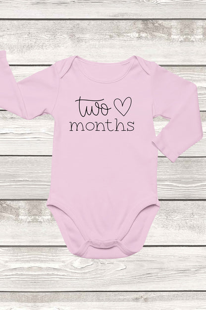 Two Months baby onesie