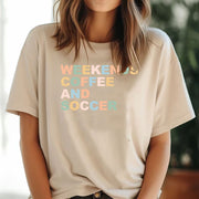 Funny Weekends Coffee And Soccer Sport Shirt With Sayings Unisex Shirt