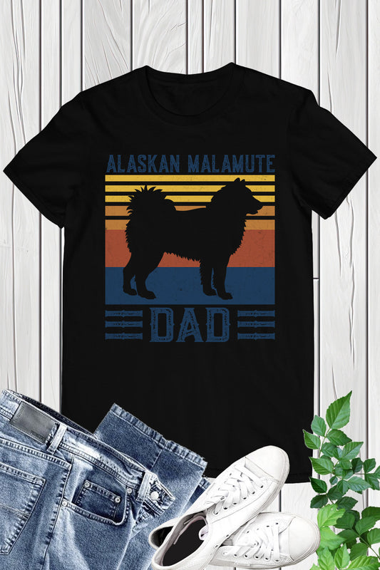 Alaskan Malamute Dad Dog T-Shirt
