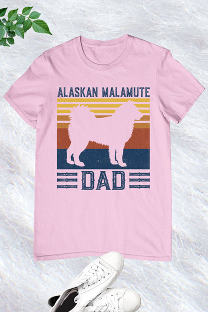 Alaskan Malamute Dad Dog T-Shirt