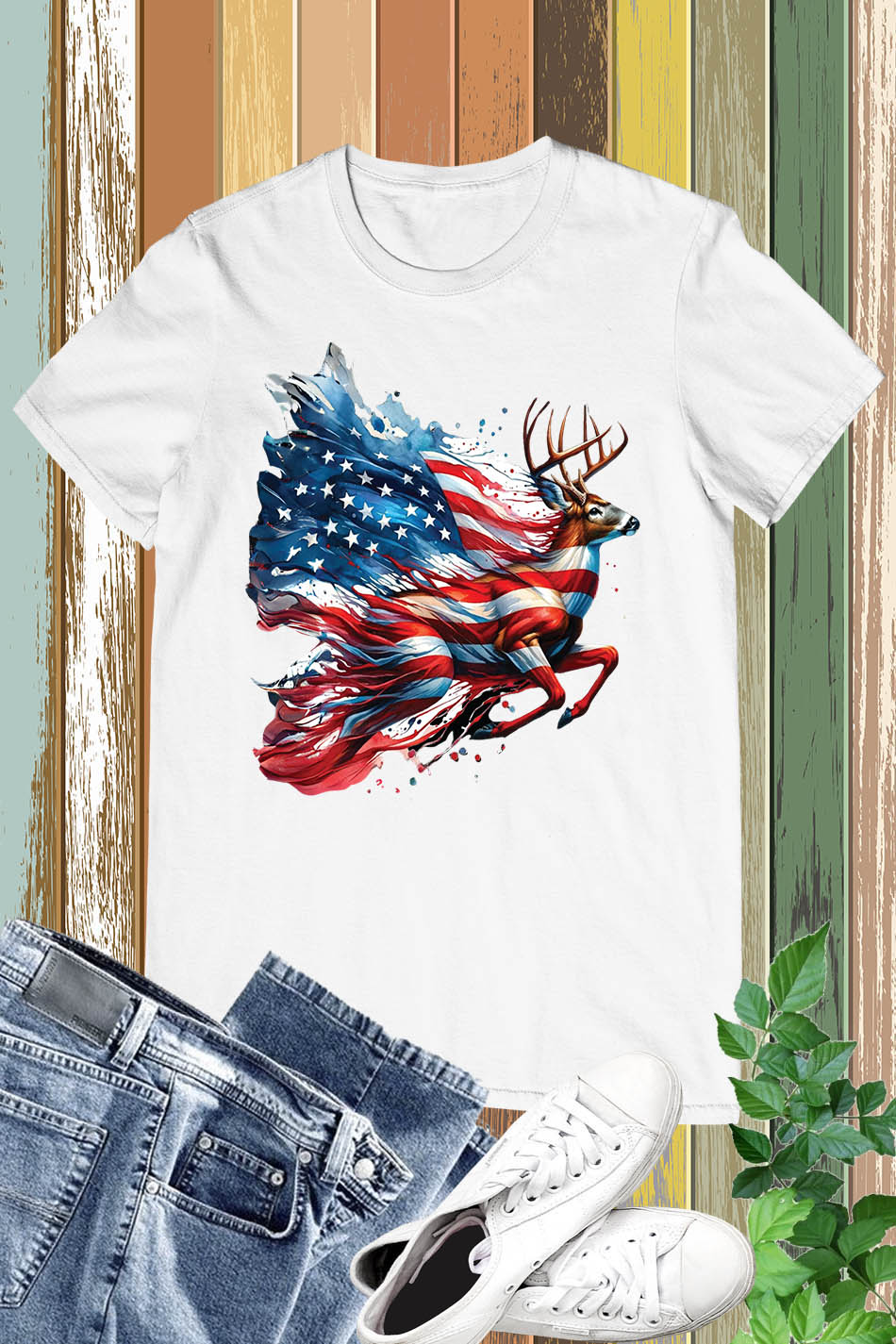 America Buck Deer Hunting T Shirts