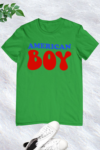 American Boy Fourth Of July T-Shirt