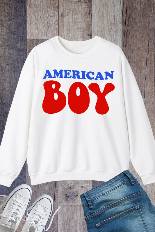 American Boy Fourth Of July Sweatshirt