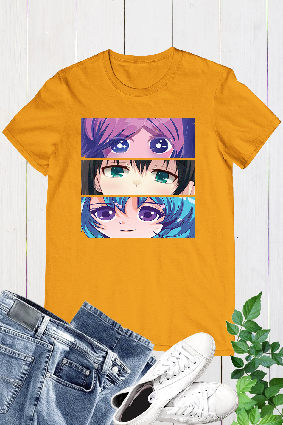 Anime Face T-Shirt Naruto Tee