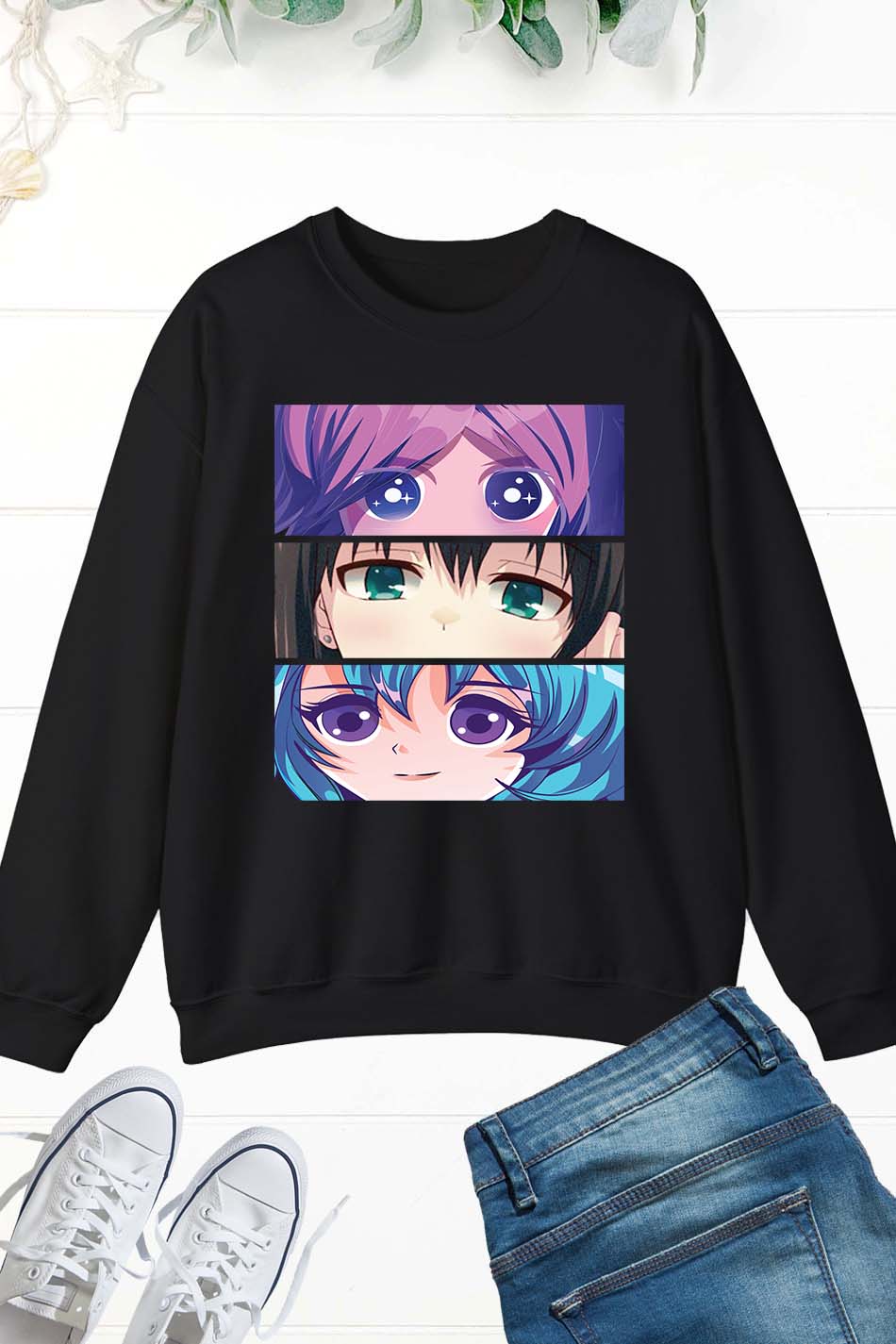 Anime Face Sweatshirt Naruto Sweatshirt