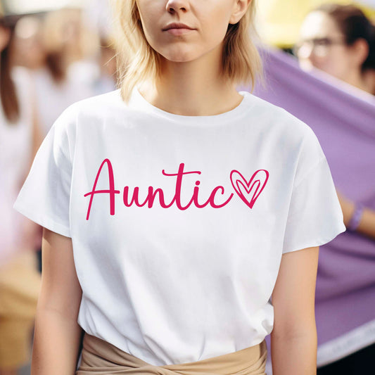 Auntie Shirt Pregnancy Announcement Gift Idea