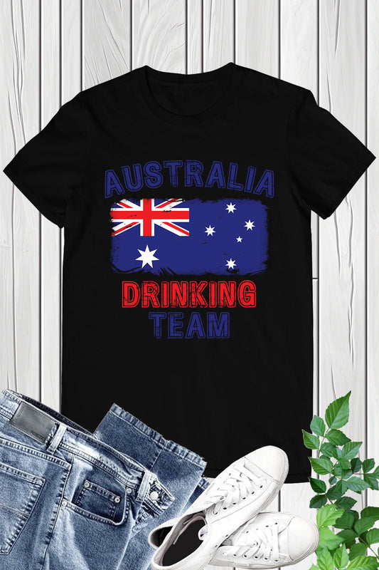 Australia Drinking Team Funny T Shirt